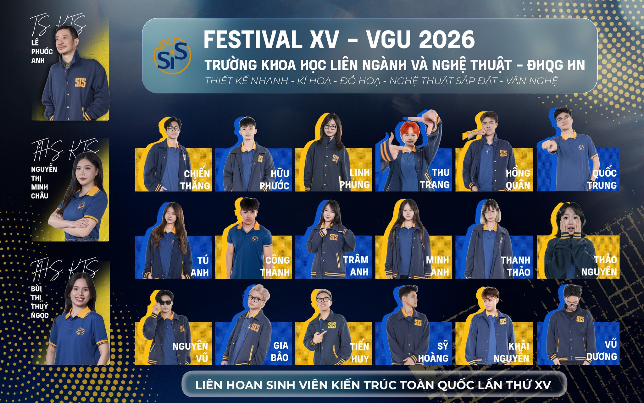 Sinh viên VNU-SIS đạt nhiều thành tích cao tại Liên hoan sinh viên kiến trúc toàn quốc lần thứ XV