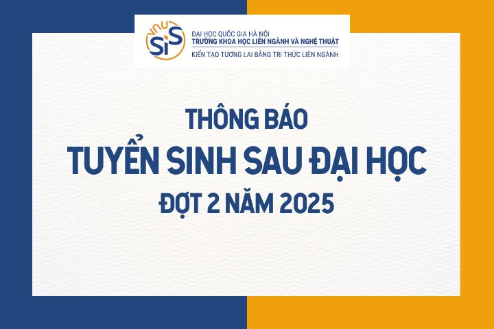 Thông báo tuyển sinh sau đại học đợt 2 năm 2025