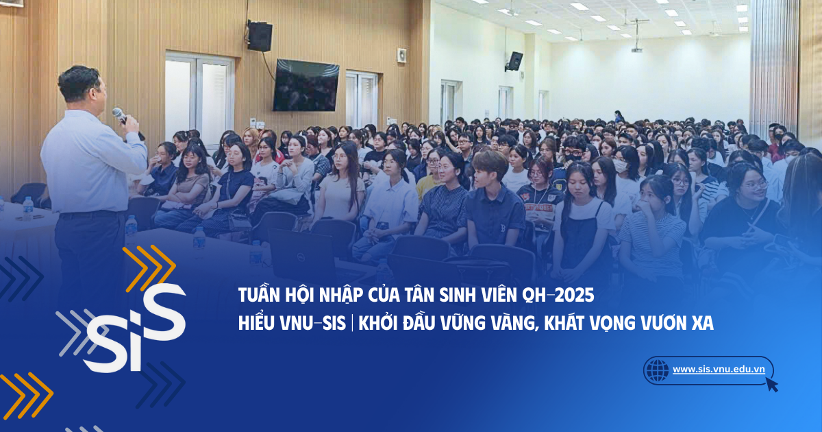 Truyền cảm hứng từ Tuần hội nhập của tân sinh viên QH-2025