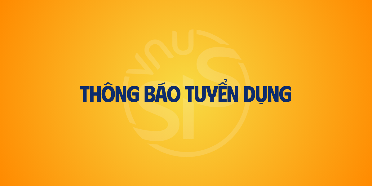 Thông báo tuyển dụng người lao động