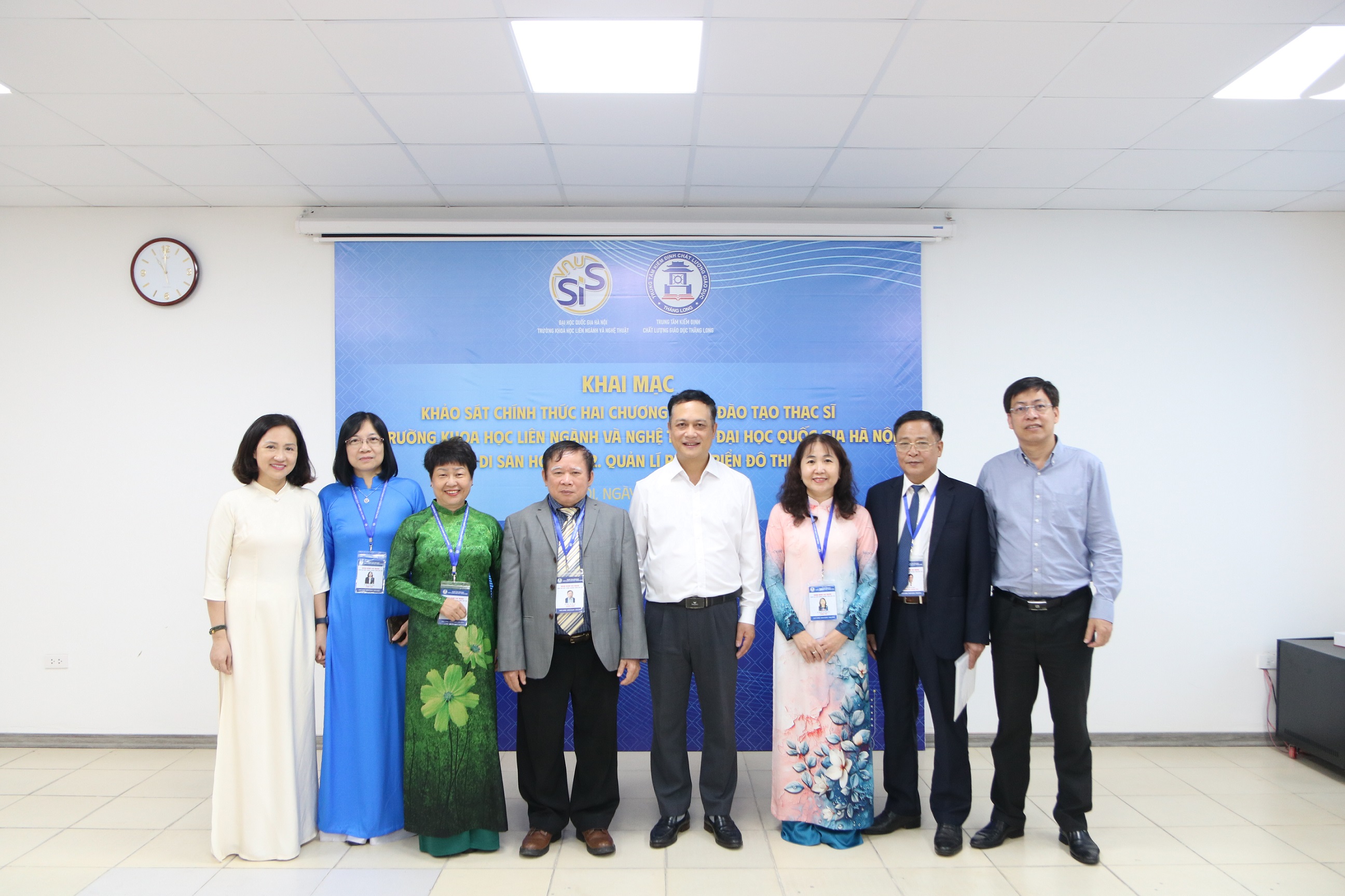 Khai mạc khảo sát chính thức đánh giá ngoài 2 chương trình thạc sĩ của Trường Khoa học liên ngành và Nghệ thuật