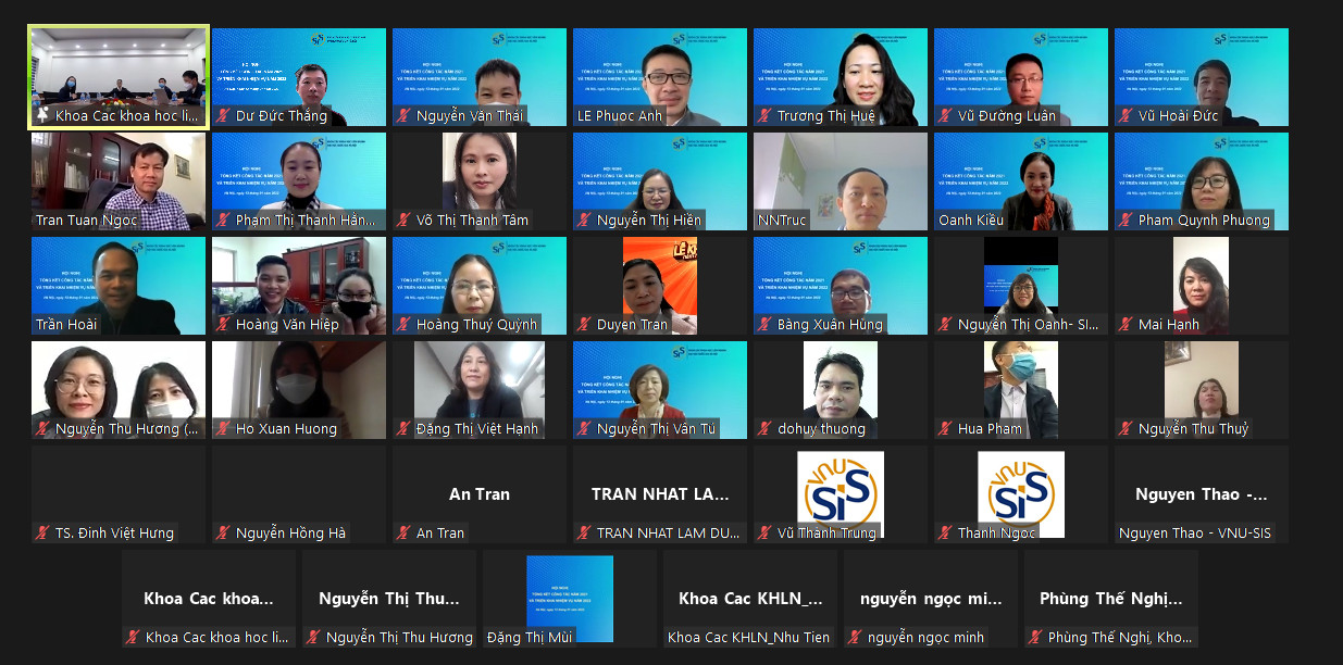 Hội nghị tổng kết công tác năm 2021 - Triển khai nhiệm vụ năm 2022