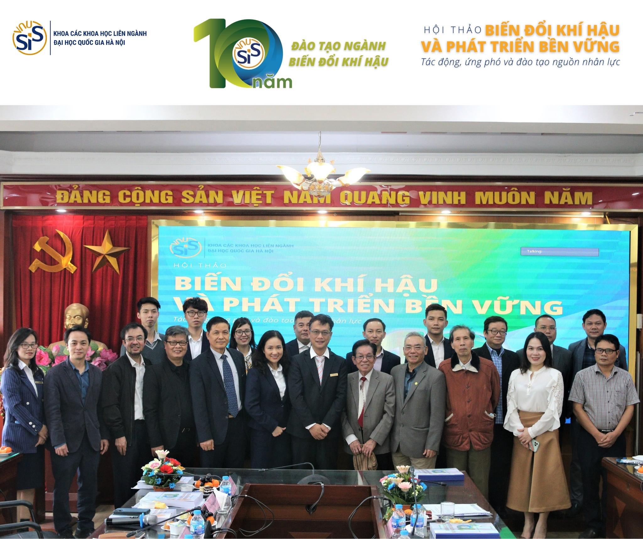 Hội thảo Biến đổi khí hậu & Phát triển bền vững: Tác động, ứng phó và đào tạo nguồn nhân lực