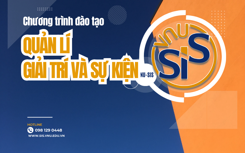Chương trình đào tạo Cử nhân Quản lí giải trí và sự kiện