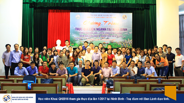 Thực địa liên ngành chương trình Thạc sĩ Khoa học bền vững và Biến đổi khí hậu