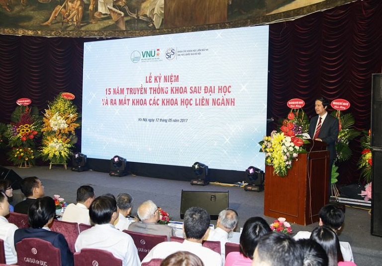 Lễ kỷ niệm 15 năm truyền thống Khoa Sau đại học và ra mắt Khoa Các khoa học liên ngành