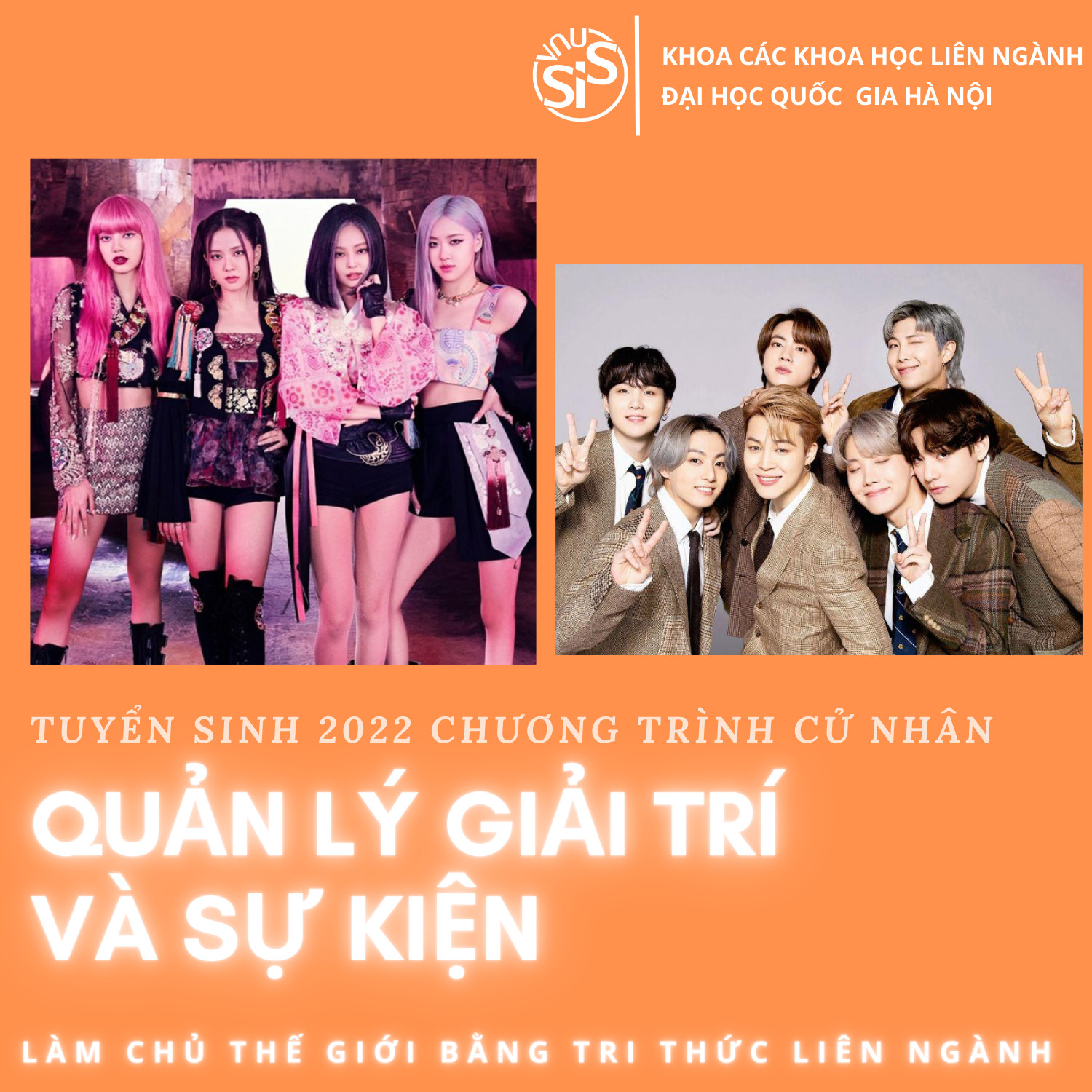 [Infographic] Tuyển sinh 2022: Chương trình đào tạo ngành Quản lý Giải trí và Sự kiện