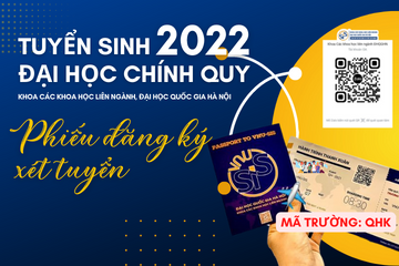 PHIẾU ĐĂNG KÝ XÉT TUYỂN ĐẠI HỌC CHÍNH QUY 2022