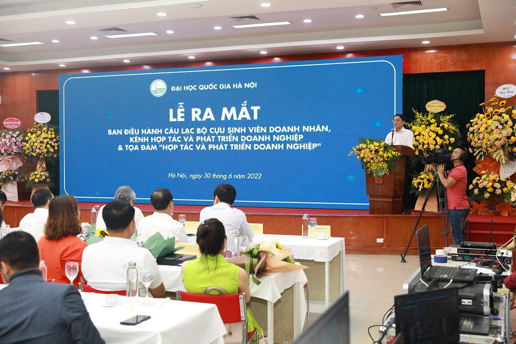 CỰU SINH VIÊN DOANH NHÂN LÀ MỘT PHẦN QUAN TRỌNG CỦA HỆ SINH THÁI GIÁO DỤC VÀ ĐỔI MỚI SÁNG TẠO CỦA ĐHQGHN