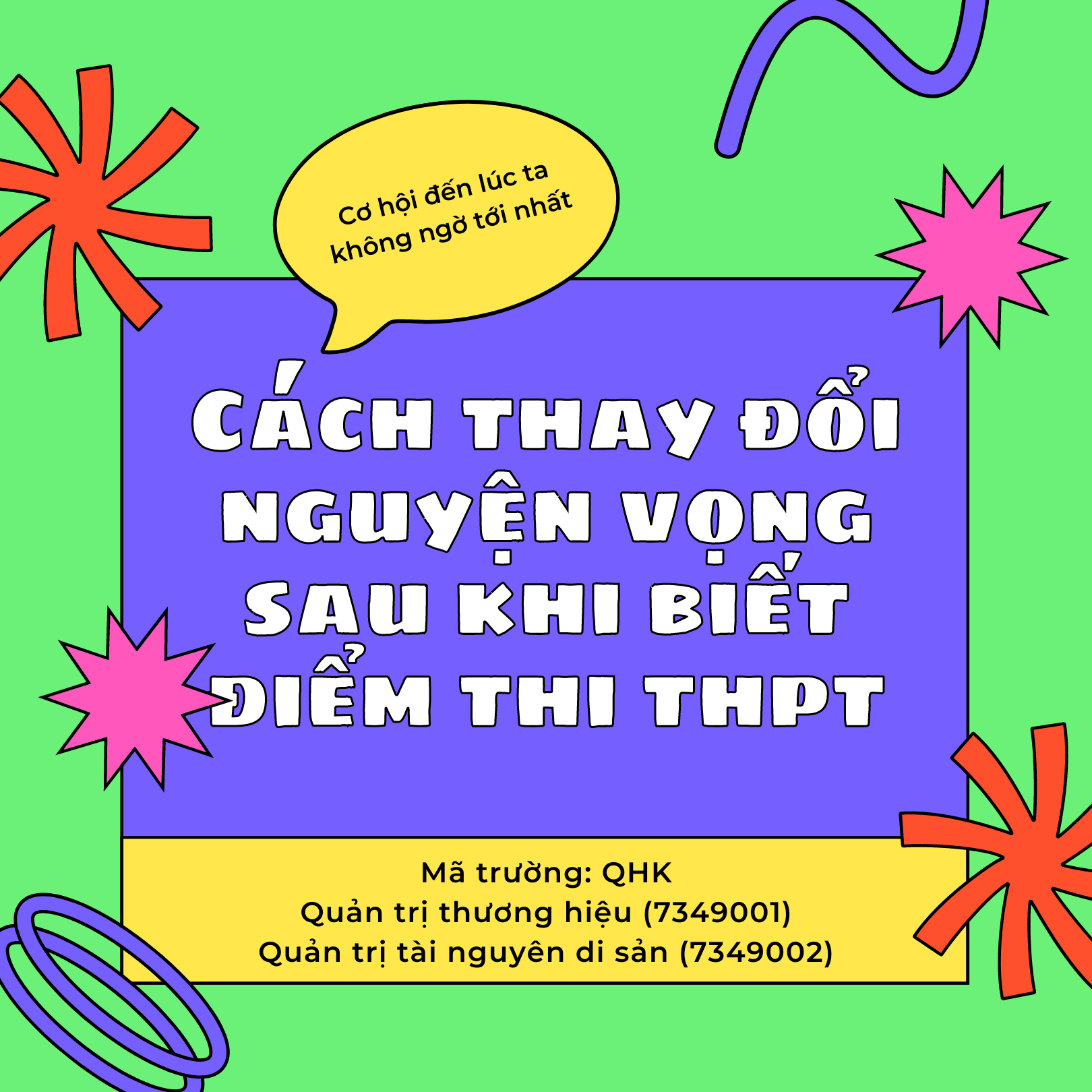 Cách thay đổi nguyện vọng sau khi biết điểm thi THPT