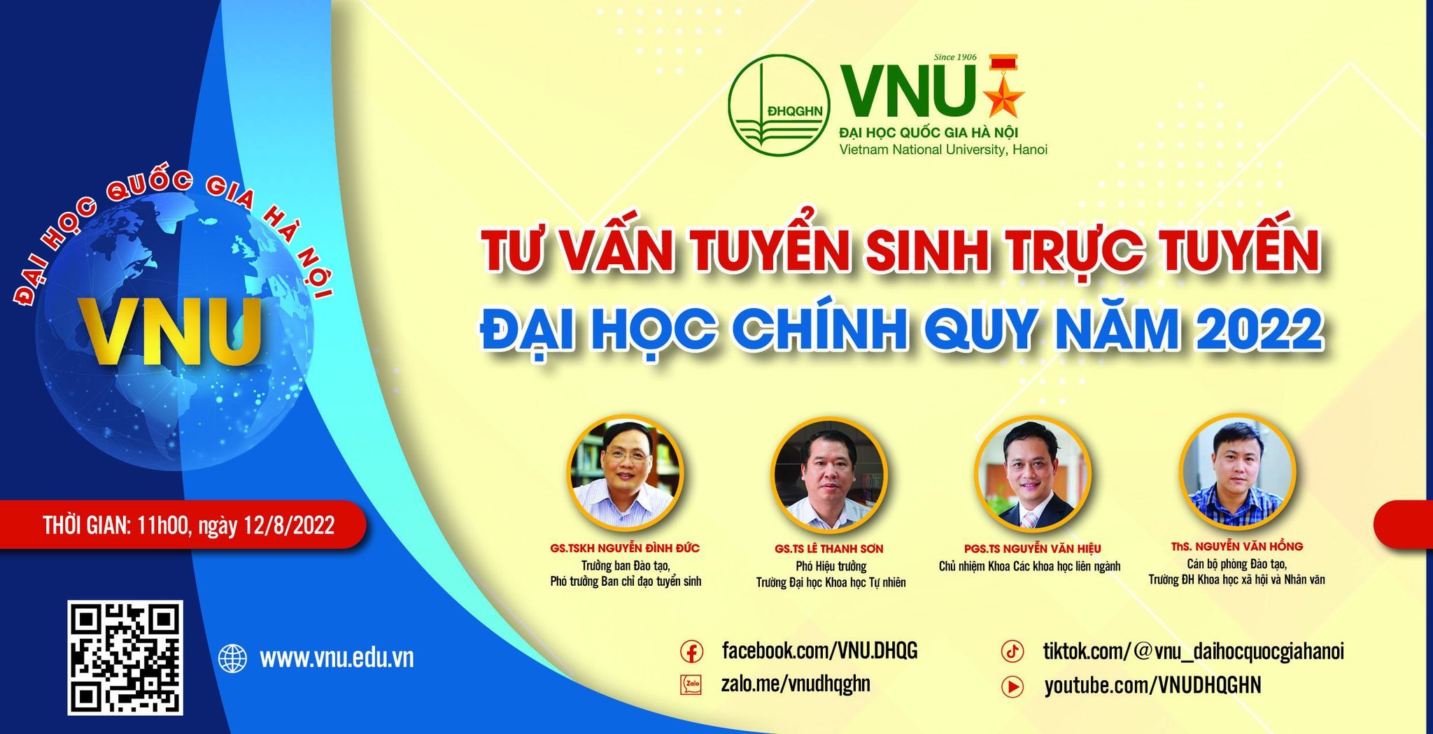 VNU-SIS và USSH HUS định hướng chọn ngành, chọn nghề phù hợp, dự đoán điểm chuẩn