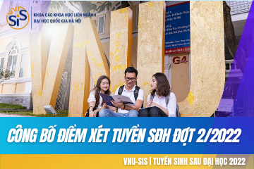 Công bố điểm xét tuyển sau đại học đợt 2 năm 2022