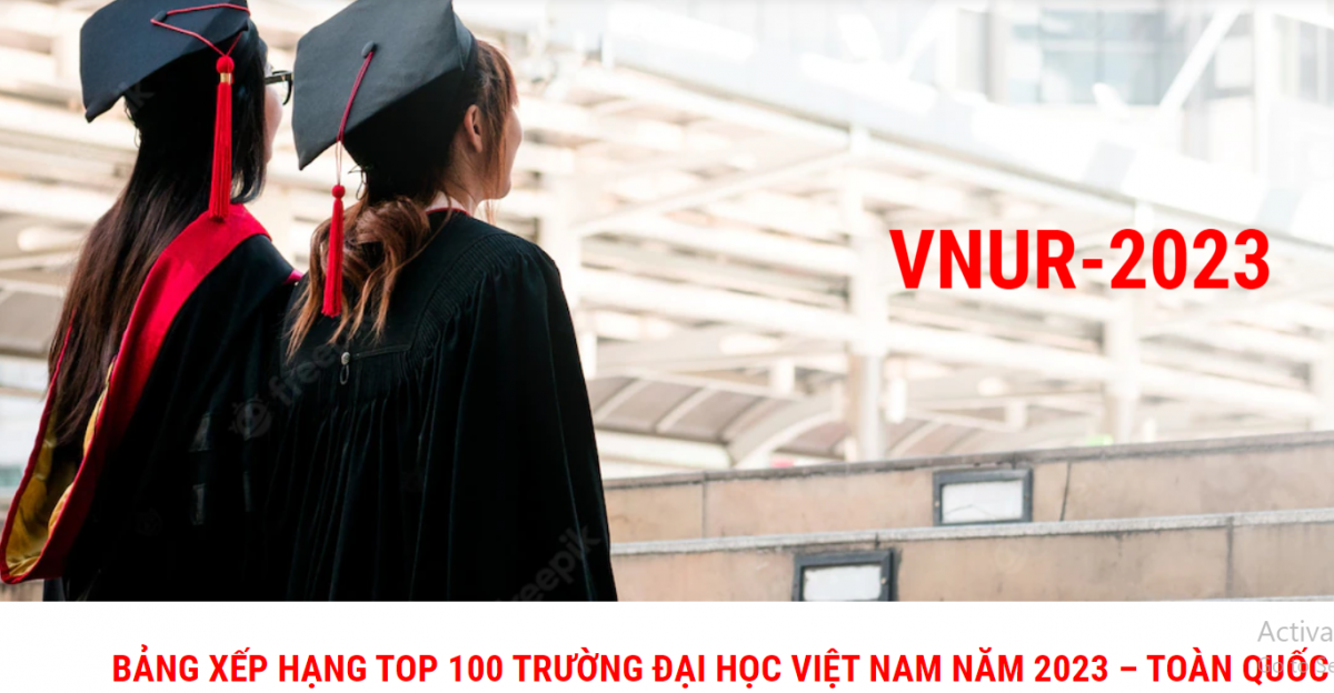 BẢNG XẾP HẠNG ĐẠI HỌC VIỆT NAM THEO VIET NAM'S UNIVERSITY RANKINGS (VNUR)