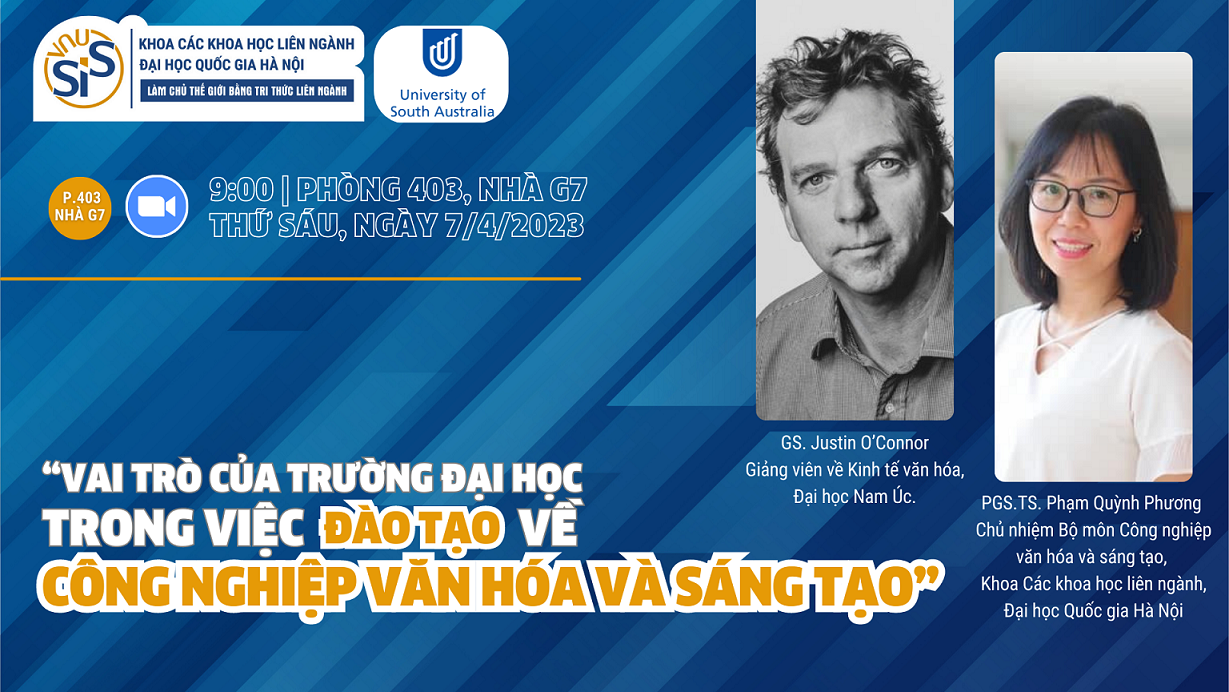 Tọa đàm: Vai trò của đại học trong việc đào tạo về công nghiệp văn hóa và sáng tạo