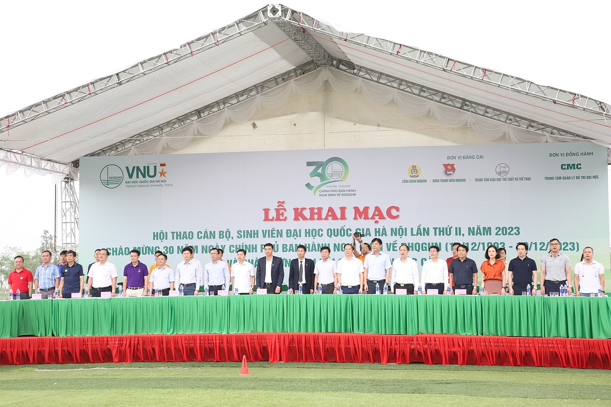 Hội thao cán bộ, sinh viên Đại học Quốc gia Hà Nội lần thứ II năm 2023