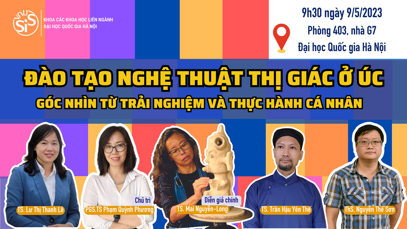 Tọa đàm: Đào tạo Nghệ thuật Thị giác ở Úc - Góc nhìn từ trải nghiệm và thực hành cá nhân
