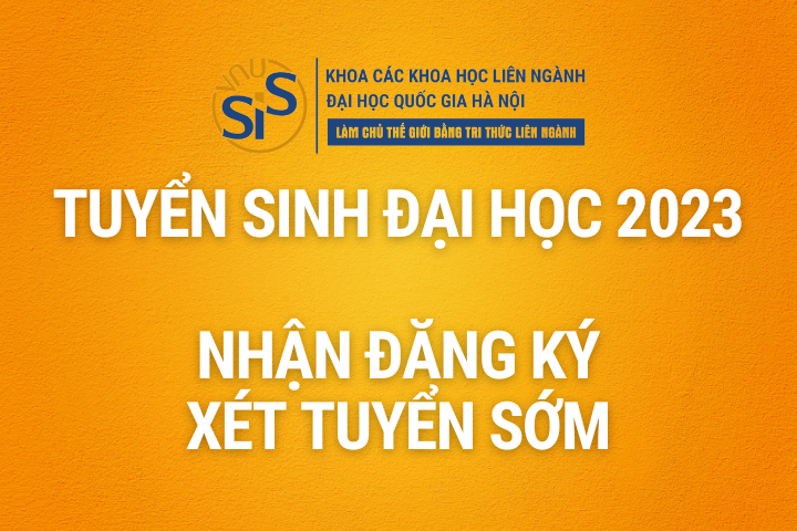 Thông báo nhận hồ sơ đăng ký xét tuyển sớm Đại học 2023