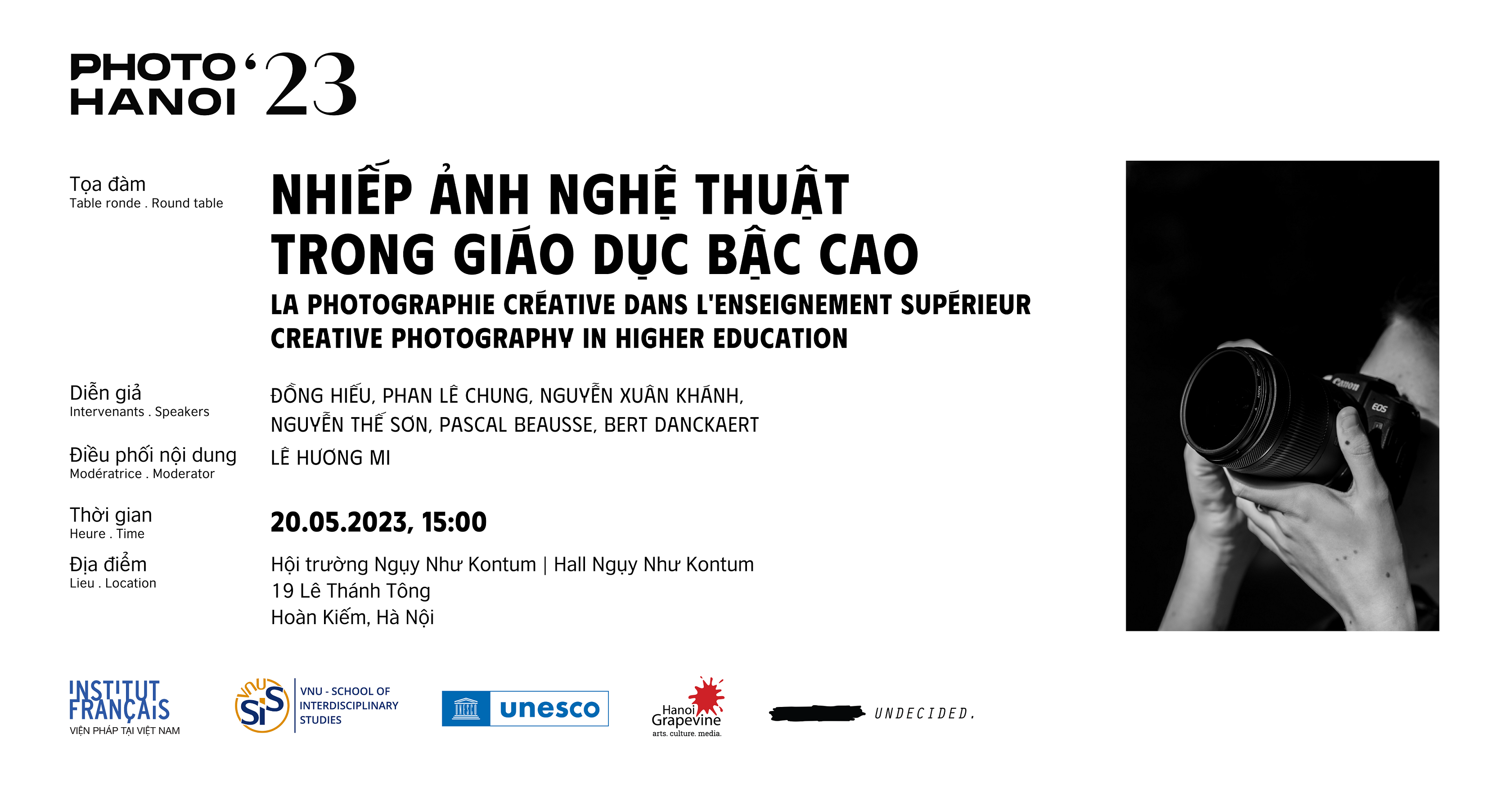 Tọa đàm: Nhiếp ảnh nghệ thuật trong giáo dục bậc cao