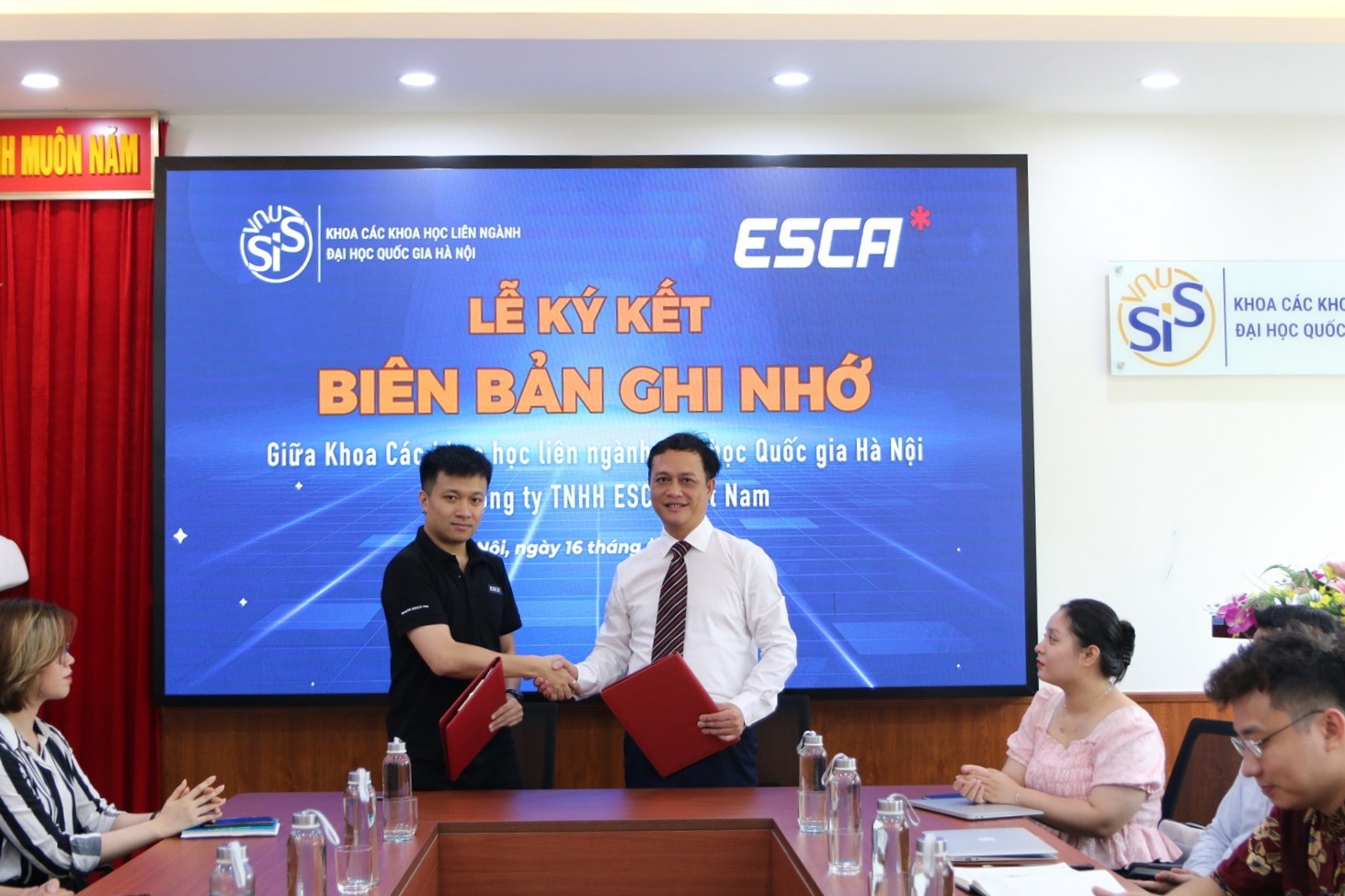 Lễ ký kết Biên bản ghi nhớ với ESCA