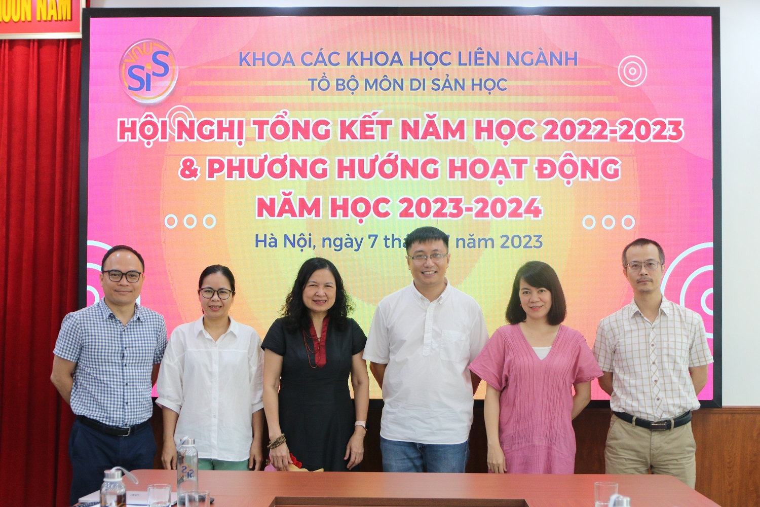 Tổng kết hoạt động đào tạo và nghiên cứu khoa học bộ môn Di sản học năm học 2022-2023