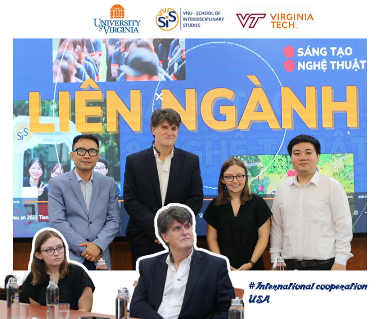 Tiếp đón và làm việc với đoàn Đại học Virginia và Đại học Bách khoa Virginia