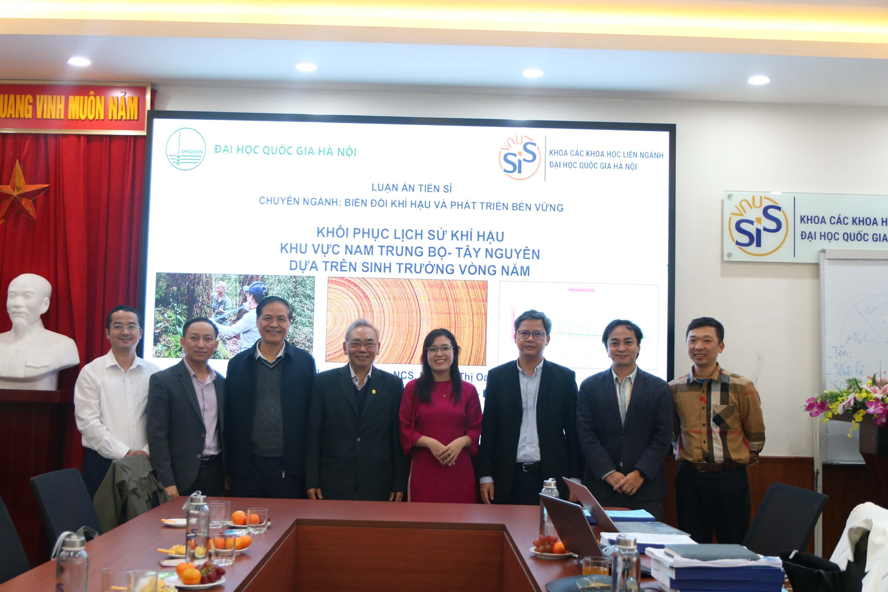 Báo cáo Dự thảo luận án Tiến sĩ chuyên ngành Biến đổi khí hậu và phát triển bền vững của Khoa Các khoa học liên ngành
