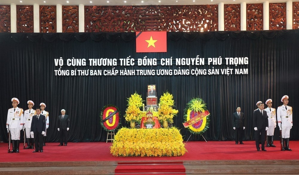 TIỄN BIỆT TỔNG BÍ THƯ NGUYỄN PHÚ TRỌNG – NGƯỜI CỘNG SẢN KIÊN TRUNG, MỘT TRÍ TUỆ VÀ NHÂN CÁCH ĐẠO ĐỨC LỚN CỦA DÂN TỘC
