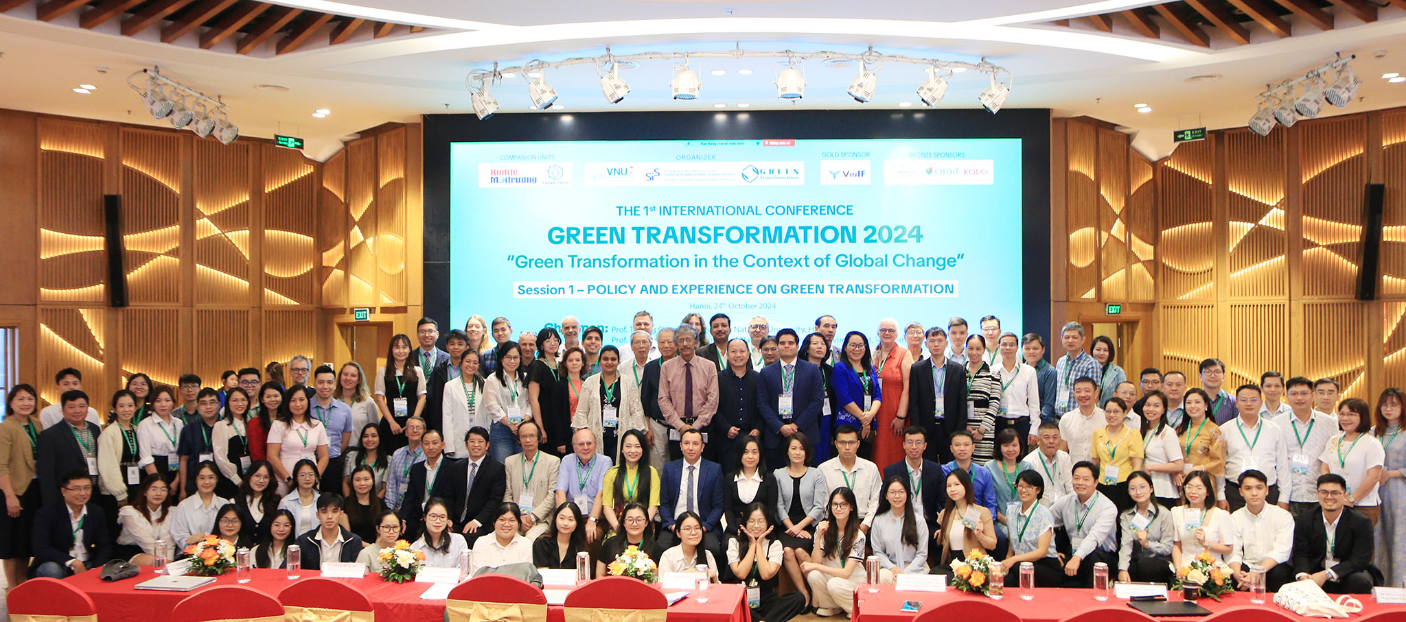Hội thảo quốc tế "Chuyển đổi xanh trong bối cảnh biến đổi toàn cầu năm 2024"
