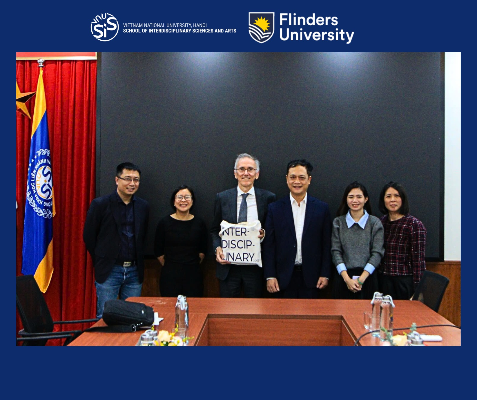 Tiếp đón và trao đổi cơ hội hợp tác với trường Đại học Fliders, Úc