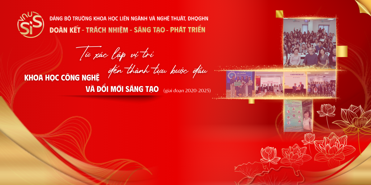 Khoa học công nghệ và đổi mới sáng tạo tại Trường Khoa học liên ngành và Nghệ thuật giai đoạn 2020-2025: Từ xác lập vị trí đến thành tựu bước đầu