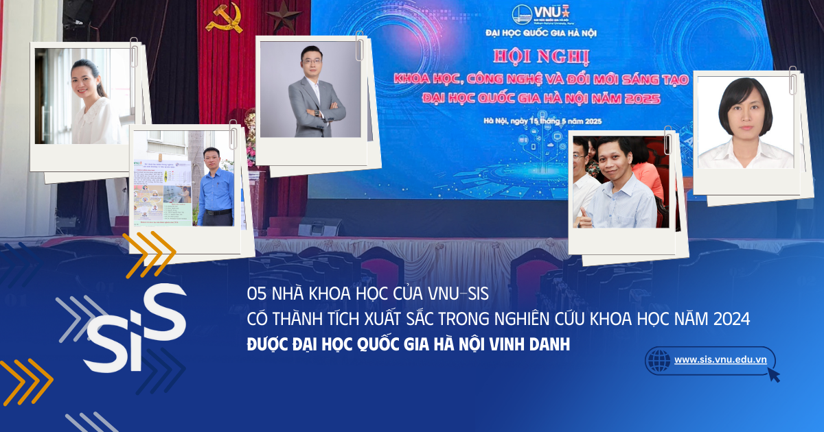 Tôn vinh những gương mặt tiêu biểu trong nghiên cứu khoa học năm 2024 – niềm tự hào của Trường Khoa học liên ngành và Nghệ thuật