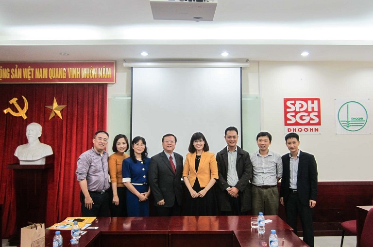 Khoa Các khoa học liên ngành, ĐHQGHN gặp gỡ Đại diện Đại học Vân Tảo, Đài Loan