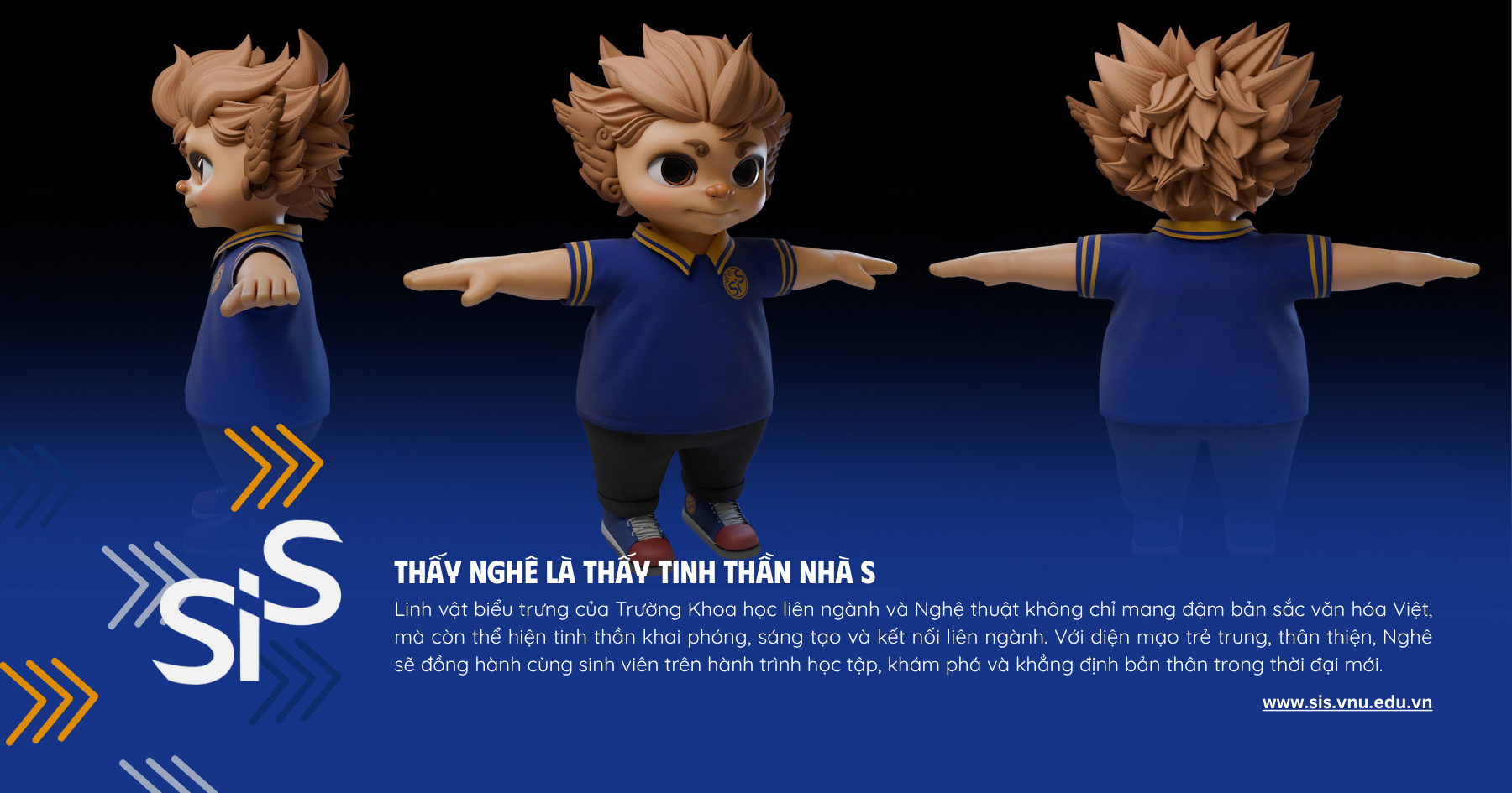 Linh vật Nghê - Biểu trưng sáng tạo và bản sắc của Trường Khoa học liên ngành và Nghệ thuật